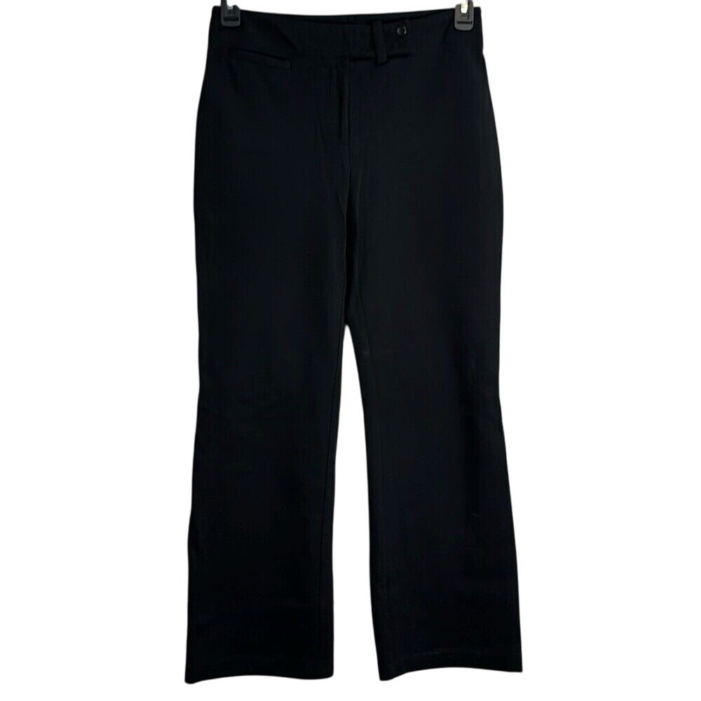 Eileen Fisher Womens Trousers Size XS Black Straight Leg